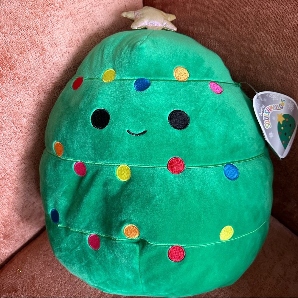 Squishmallows 12 in Carol the Christmas Tree